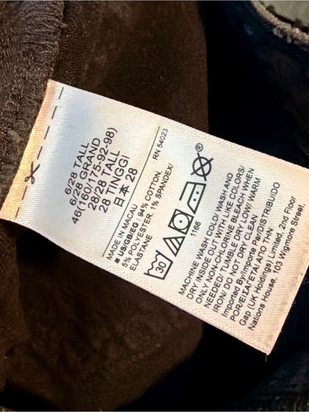 Gap High Rise Flare Jeans | Washed Black | Size 28 Tall | 36" Inseam Y2K - Picture 6 of 8